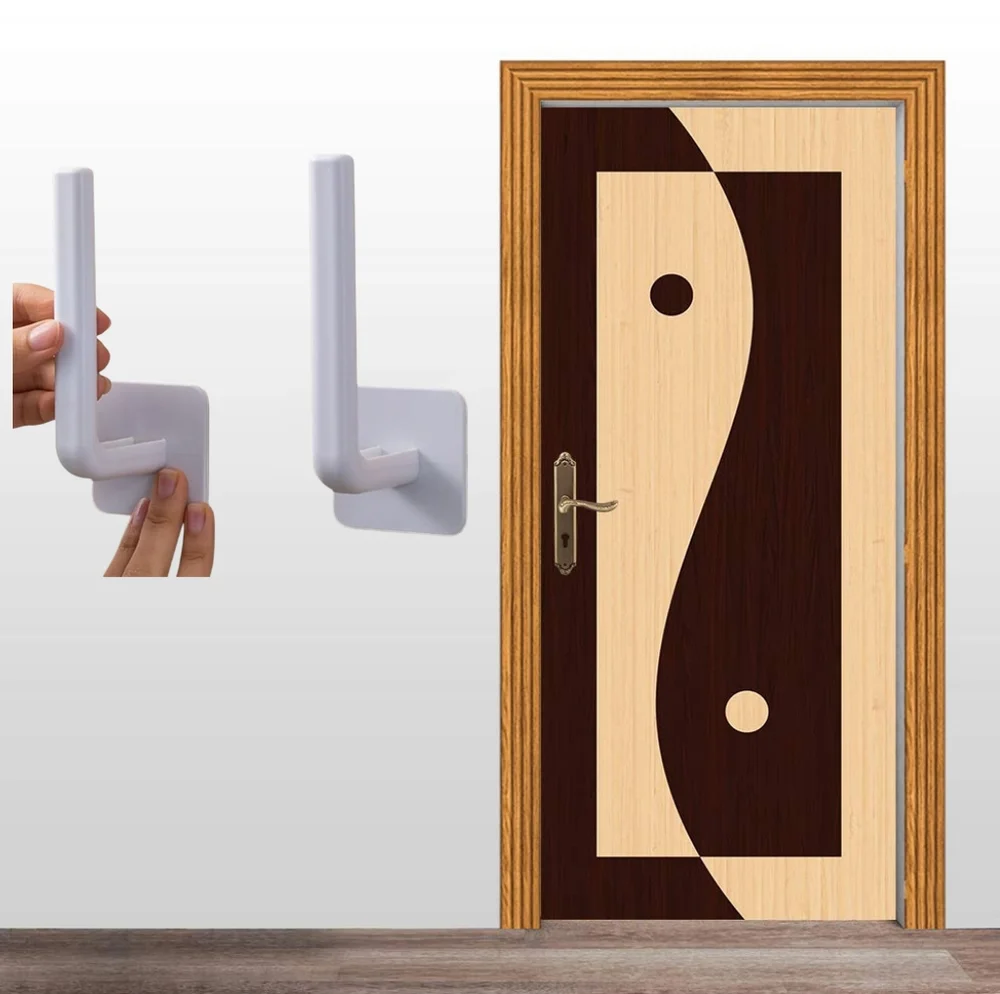 👣4/$20. Multi-Purpose Self-Adhesive Wall Hanger Hooks for Bedroom, Bath. 2 Pcs